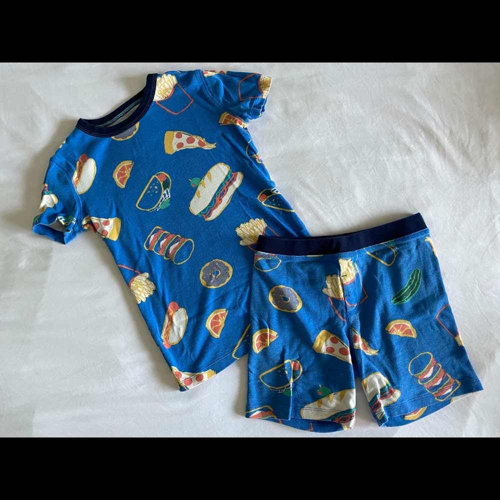 1 pair of boys crewcuts 2-pc pajamas - size 7